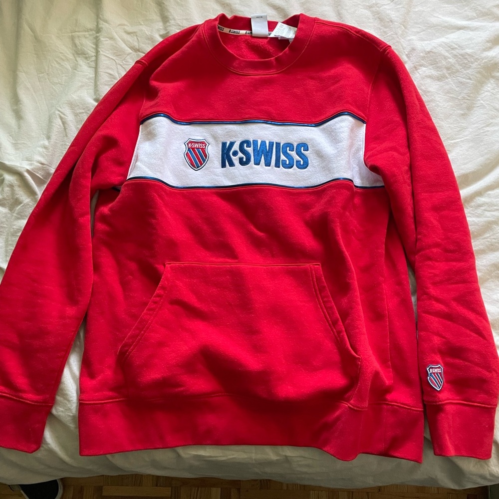 K Swiss sweater red